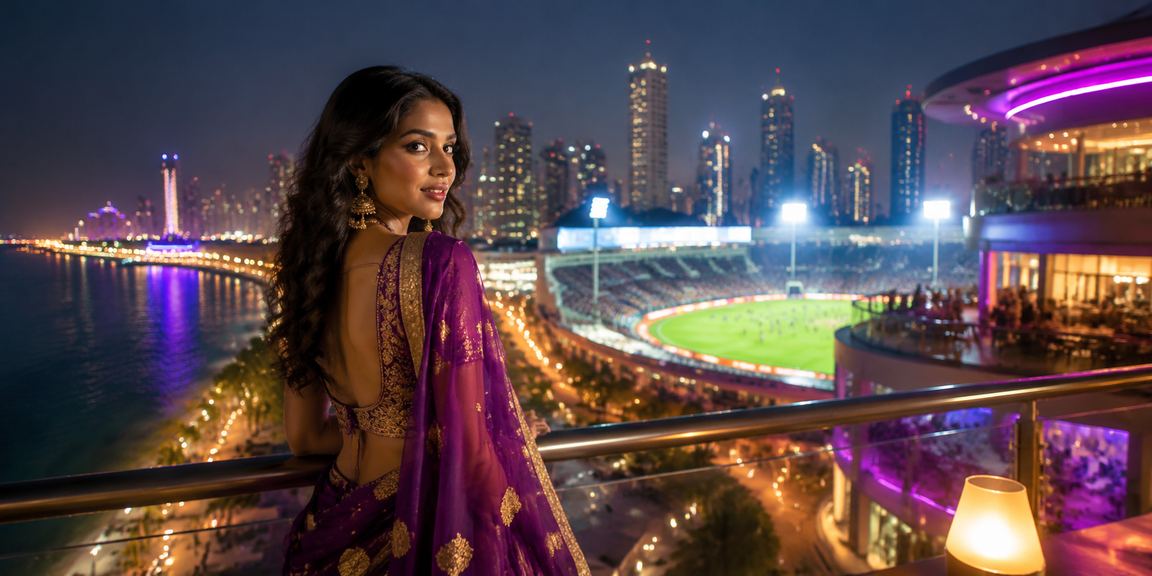Pune City Cricket Betting Neon Lights